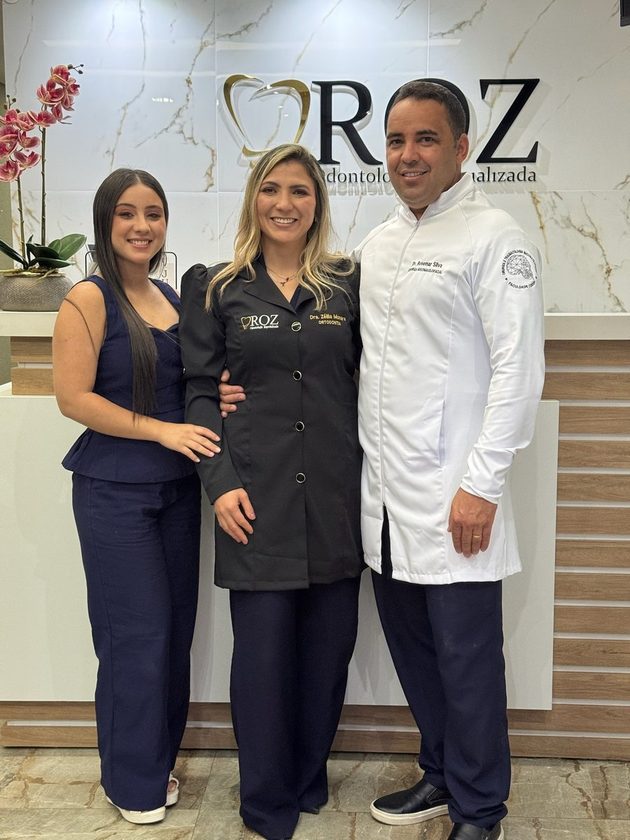 Equipe ROZ pronta para o dia de atendimentos